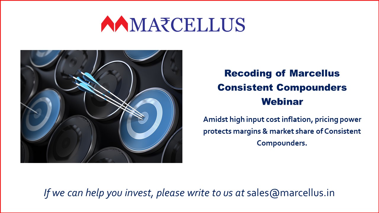 Amidst high input cost inflation, pricing power protects margins & market share of CCPs